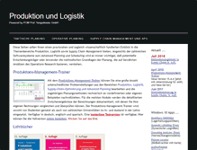 Tablet Screenshot of produktion-und-logistik.de